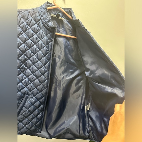🦺 Karen Scott Quilted Vest - Size M, Navy (NEW) 🌟 - Picture 6 of 12
